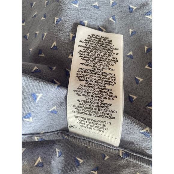 Rachel Women's Short Sleeve Hawaiian Floral 100% Linen Button Front Shirt - Picture 5 of 5